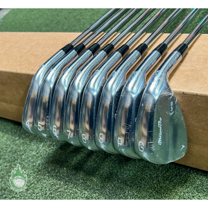 NEW Mizuno Pro M-15 Irons 4-PW/GW AMT Silver Stiff Flex Steel Golf Set