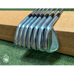 Used 2023 TaylorMade P-7MC Forged Irons 4-PW Modus3 105g Stiff Steel Golf Set