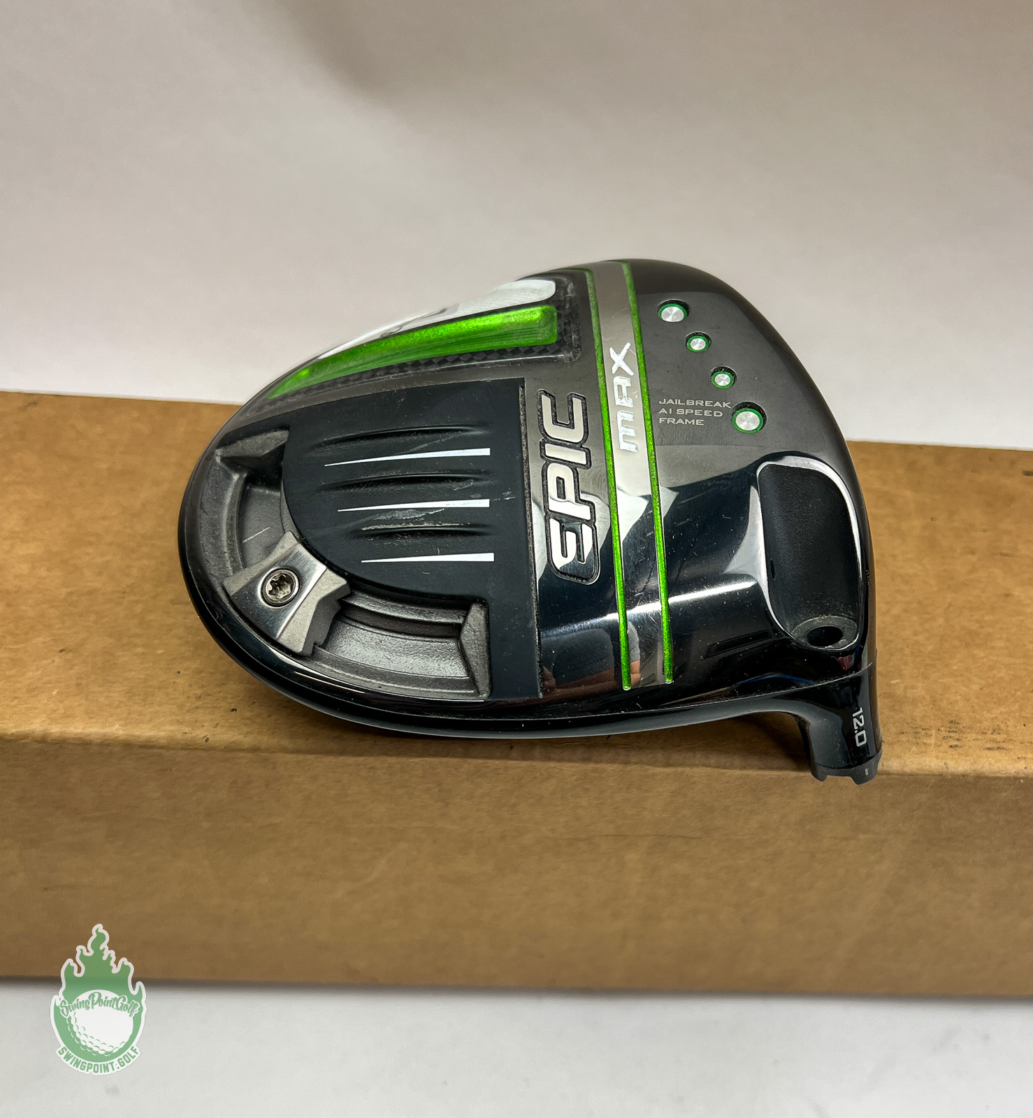 Used Right Handed 2021 Callaway EPIC Max Driver 12* HEAD ONLY Golf Club