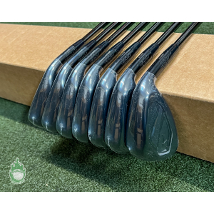 New RH Mizuno JPX 925 Hot Metal Black Irons 5-PW/GW Lite Stiff Steel Golf Set