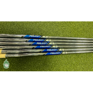 Used Project X Flighted 5.0 5-PW Light Flex Steel Iron Set Shafts