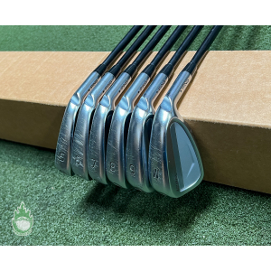 Used RH Ping Black Dot i230 Irons 5-PW Alta CB AWT Stiff Flex Graphite Golf Set