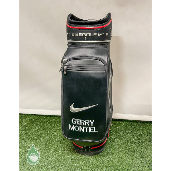 Red/Black Nike VR Golf Staff Bag with Strap Embroidered Gerry