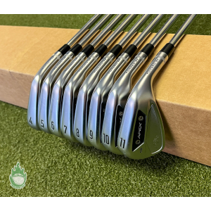Used Callaway APEX CB Forged '24 Irons 4-11 KBS 120g Stiff Flex Steel Golf Set