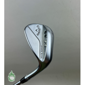 RH Callaway Jaws Raw Full Toe J Grind Wedge 58*-10 Wedge Flex Steel Golf Club