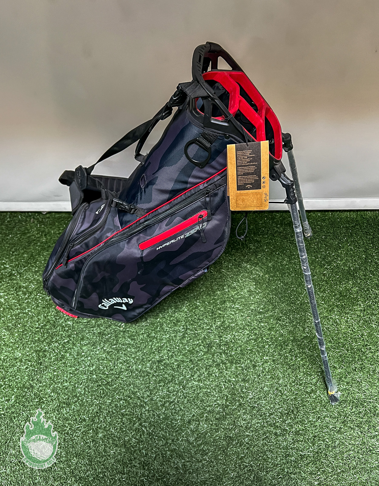 Hyper Zero New Callaway Hyper Lite Zero Stand/Carry Golf Stand Bag Lime Camo/Black ...
