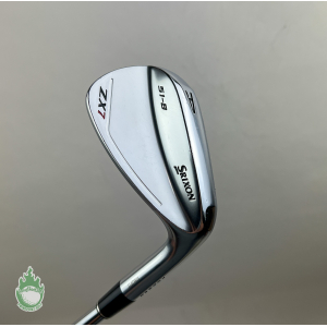 Used Right Handed Srixon ZX7 Forged A Wedge S300 Stiff Flex Steel Golf Club