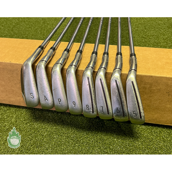 Set Fers Golf TaylorMade Stealth LH Gaucher 5-PW AW Shaft Graphite KBS MT 85R Occasion