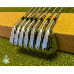 Used RH Callaway APEX Ai200 Forged Irons 5-PW/AW MID 100g Stiff Steel Golf Set