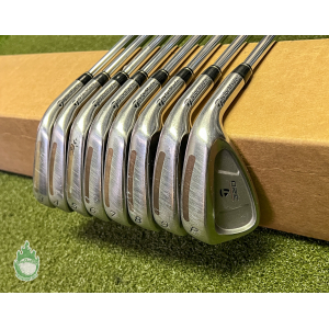 Used Right Handed TaylorMade 320 Irons 3-PW 80g Regular Flex Steel Golf Set