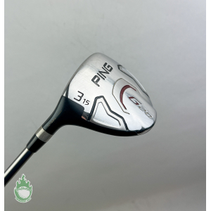 Used Left Handed Ping G20 3 Wood 15* TFC Regular Flex Graphite Golf Club