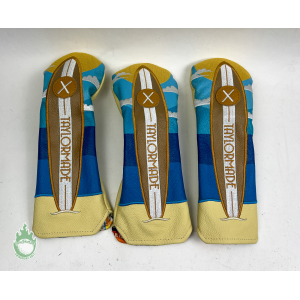 Rare TaylorMade Golf Hybrid Headcover Set of Three 2021 Summer Commemorative