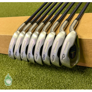 Used RH Cleveland VAS 792 Irons 3-PW Regular Flex Graphite Golf Club Set