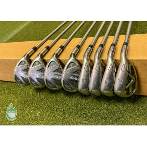 Used RH Callaway Edge Irons 4H 5H 6H 7H 8-PW/SW Ladies Flex Graphite Golf Set