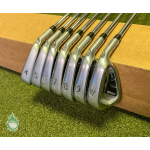 Used Right Handed Ping Red Dot i20 Irons 4-PW CFS Stiff  Steel Golf Set