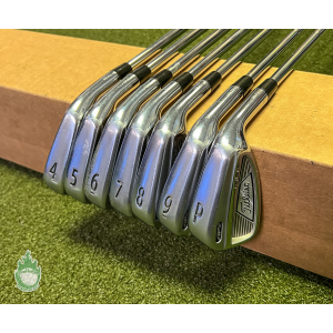 Used RH Titleist AP2 Forged Irons 4-PW KBS Tour V X-Stiff Flex Steel Golf Set