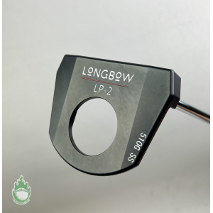 Used Right Handed Longbow LP-2 510g SS 43" Putter Black Steel Golf Club
