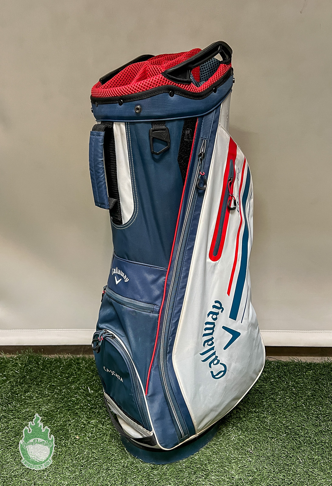 Callaway CHEV 14 Way Golf Cart Carry Bag Red/White/Blue