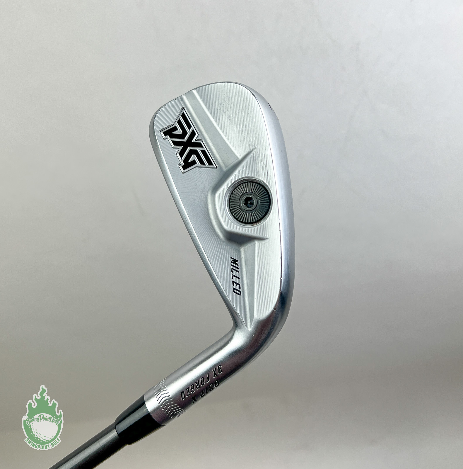 Used RH PXG 0317X 3X Forged X 18* Driving Iron 80g Stiff Graphite Golf Club