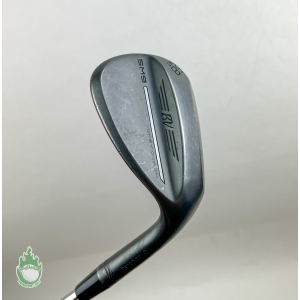 Used Titleist Vokey SM9 Black T Grind Wedge 58*-04 Wedge Flex Steel Golf Club