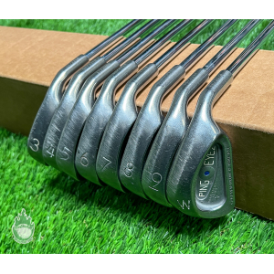 Used RH Ping Blue Dot Eye 2 + Irons 3-PW TT Lite Senior Flex Steel Golf Set