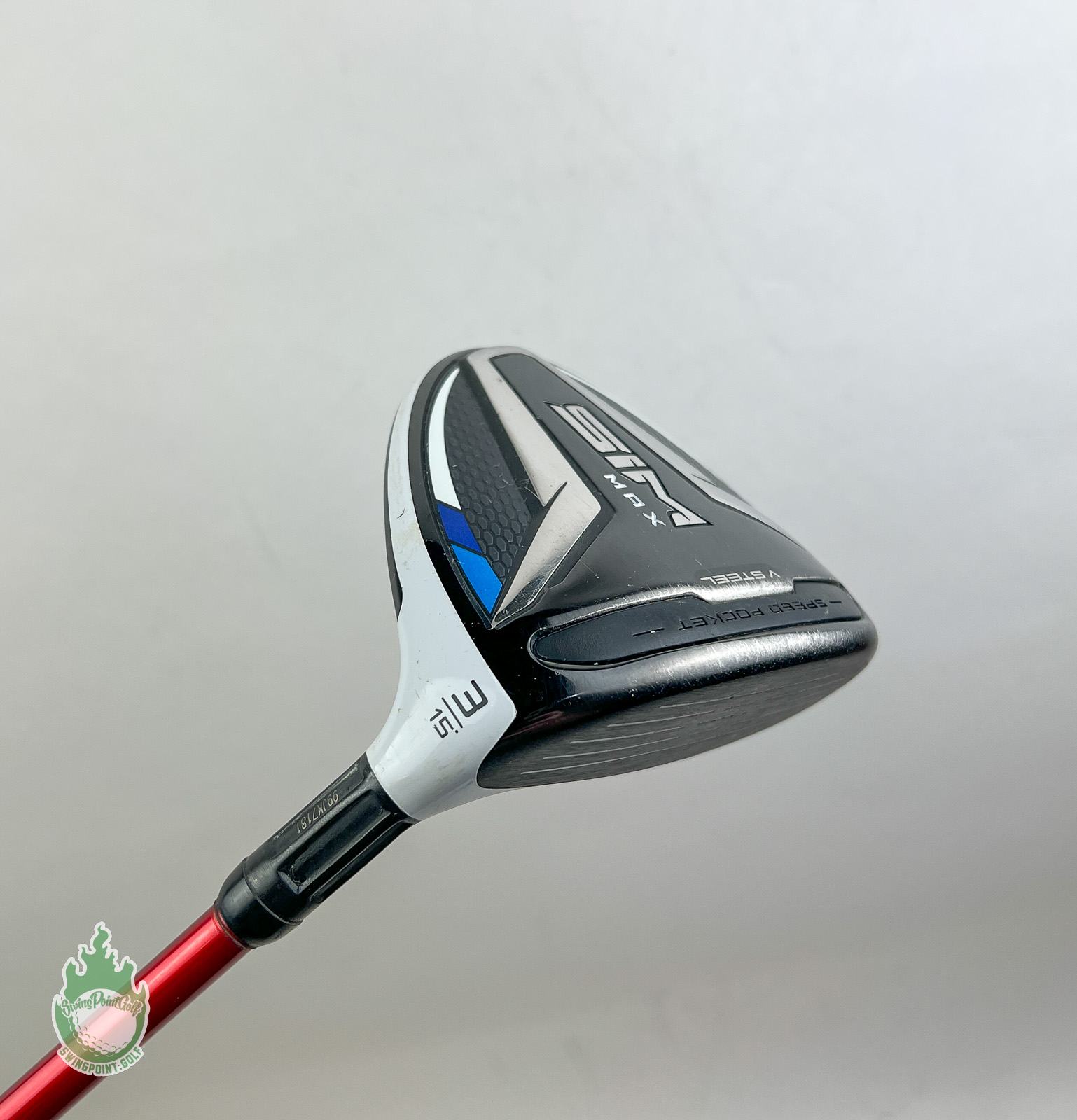 Used Right Handed TaylorMade SIM MAX 3 Wood 15* 50g Regular 
