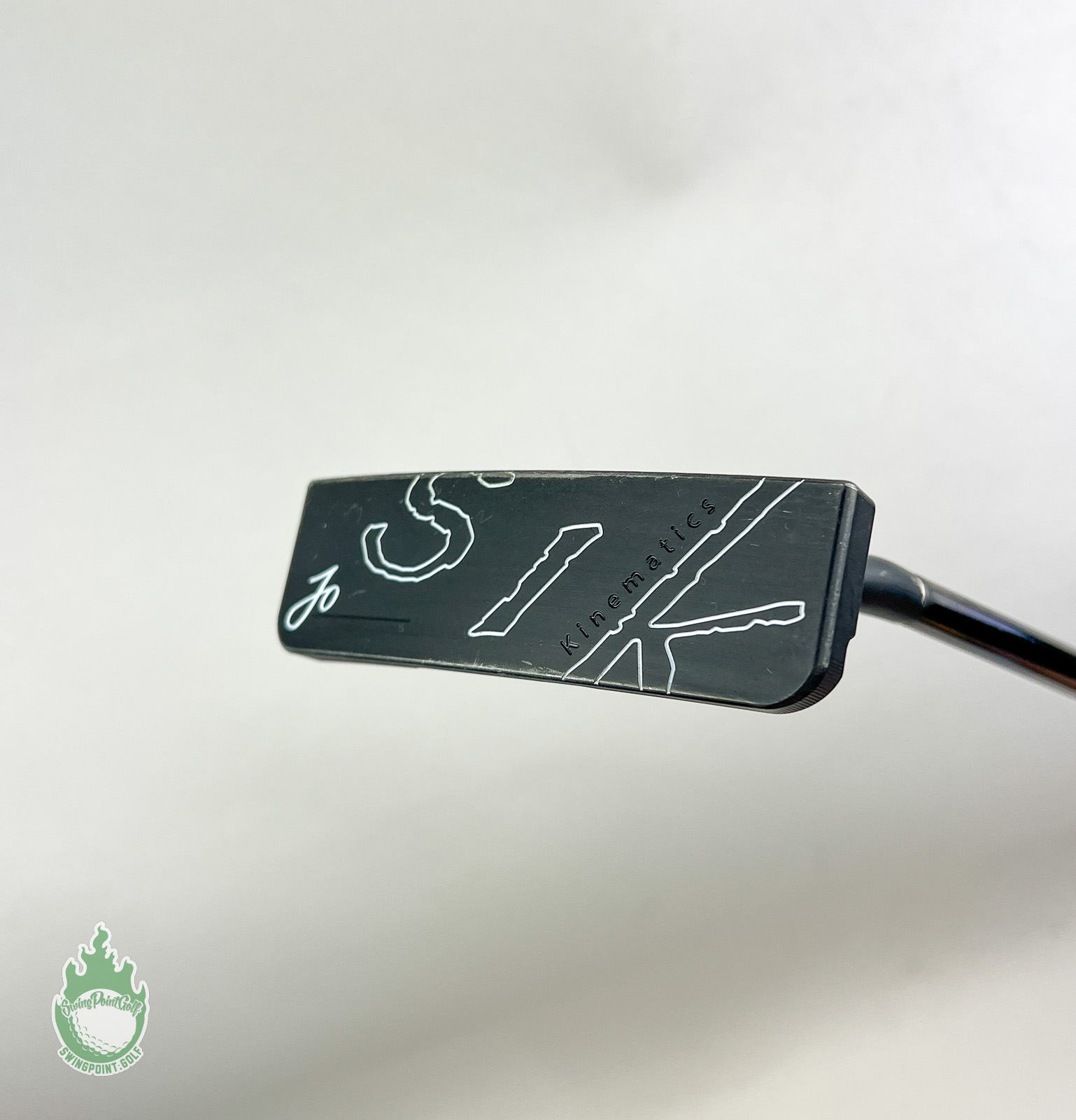 Used Right Handed Sik Jo Black Study in Kinematics 35.5" Putter Steel Golf Club