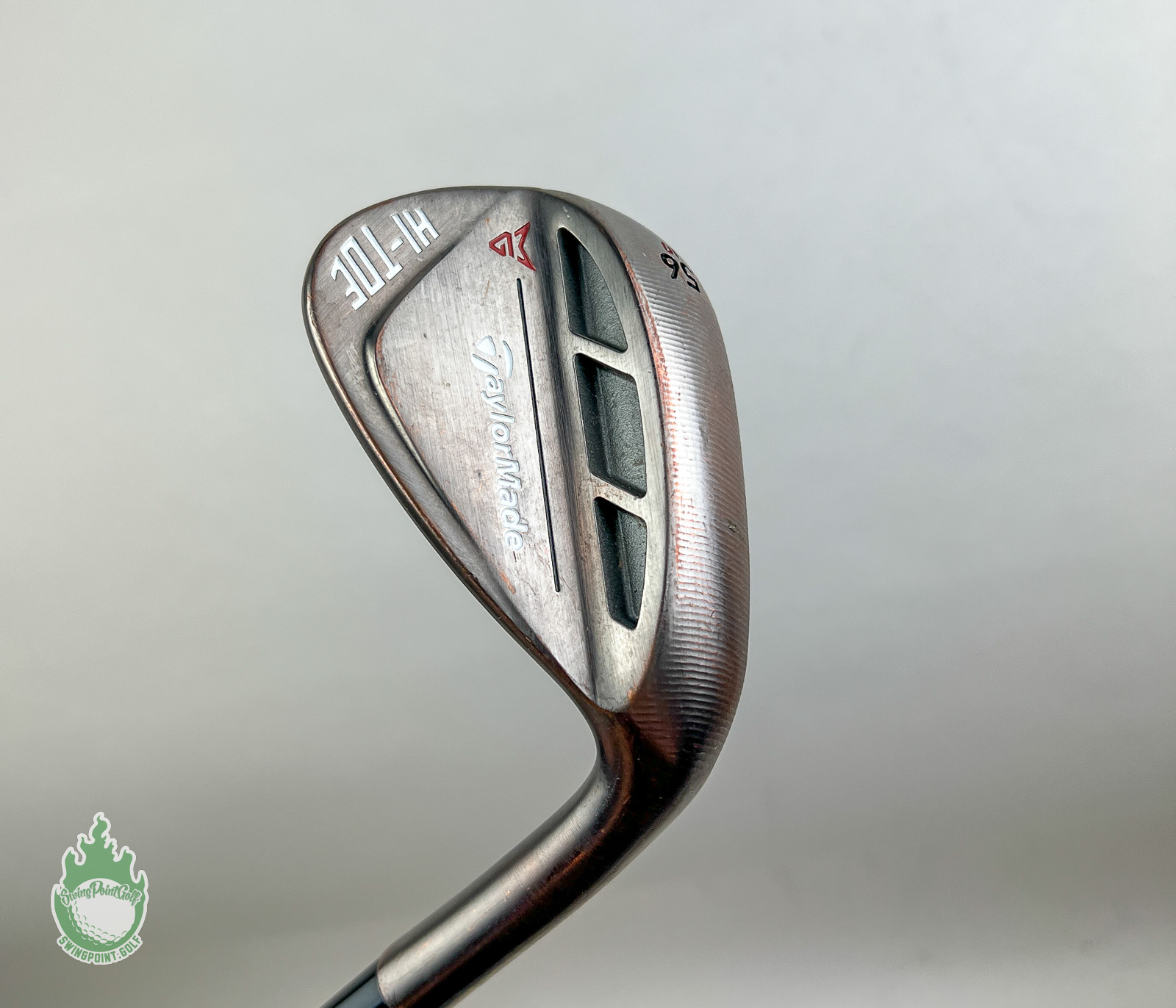 Used RH TaylorMade Hi-Toe Raw Wedge 56*-10 115g Wedge Flex Steel Golf Club