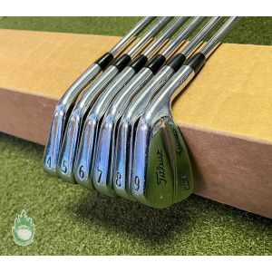Used RH Titleist CB/MB 716 Forged Irons 4-9 Project X 6.0 Stiff Steel Golf Set
