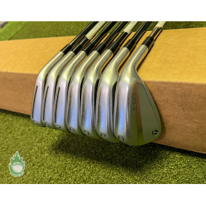Used 2023 TaylorMade P-790 Irons 5-PW/AW recoil 65g Regular Graphite Golf Set