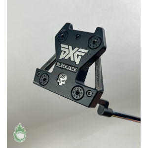 Used Left Handed PXG BlackJack 35" Putter Steel Golf Club w/ Headcover