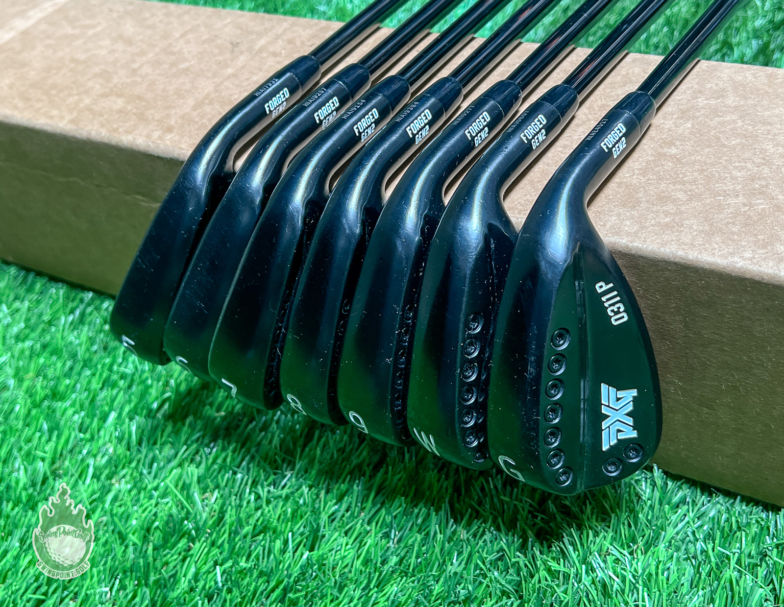 Used PXG 0311P Forged Gen 2 Xtreme Darkness Irons 5-PW/GW 130g X