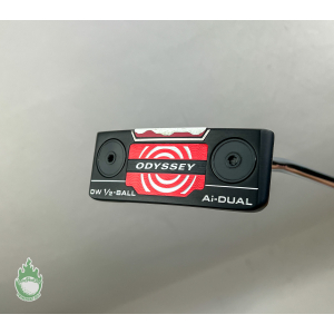 Used Right Handed Odyssey Ai-Dual DW 1/2-Ball 35" Putter Steel Golf Club