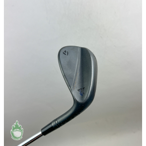 Used RH TaylorMade Milled Grind 3 Black SB 50*-09 Stiff Flex Steel Golf Club