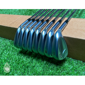 Used RH Ping Black Dot i540 Irons 4-PW/UW DG S300 Stiff Flex Steel Golf Set