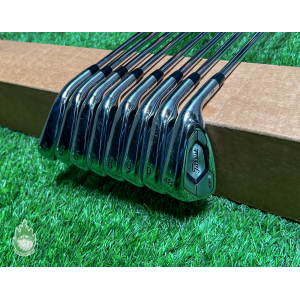 Used Titleist AP3 718 Irons 4-PW/48* AMT Black S300 Stiff Steel Golf Club Set