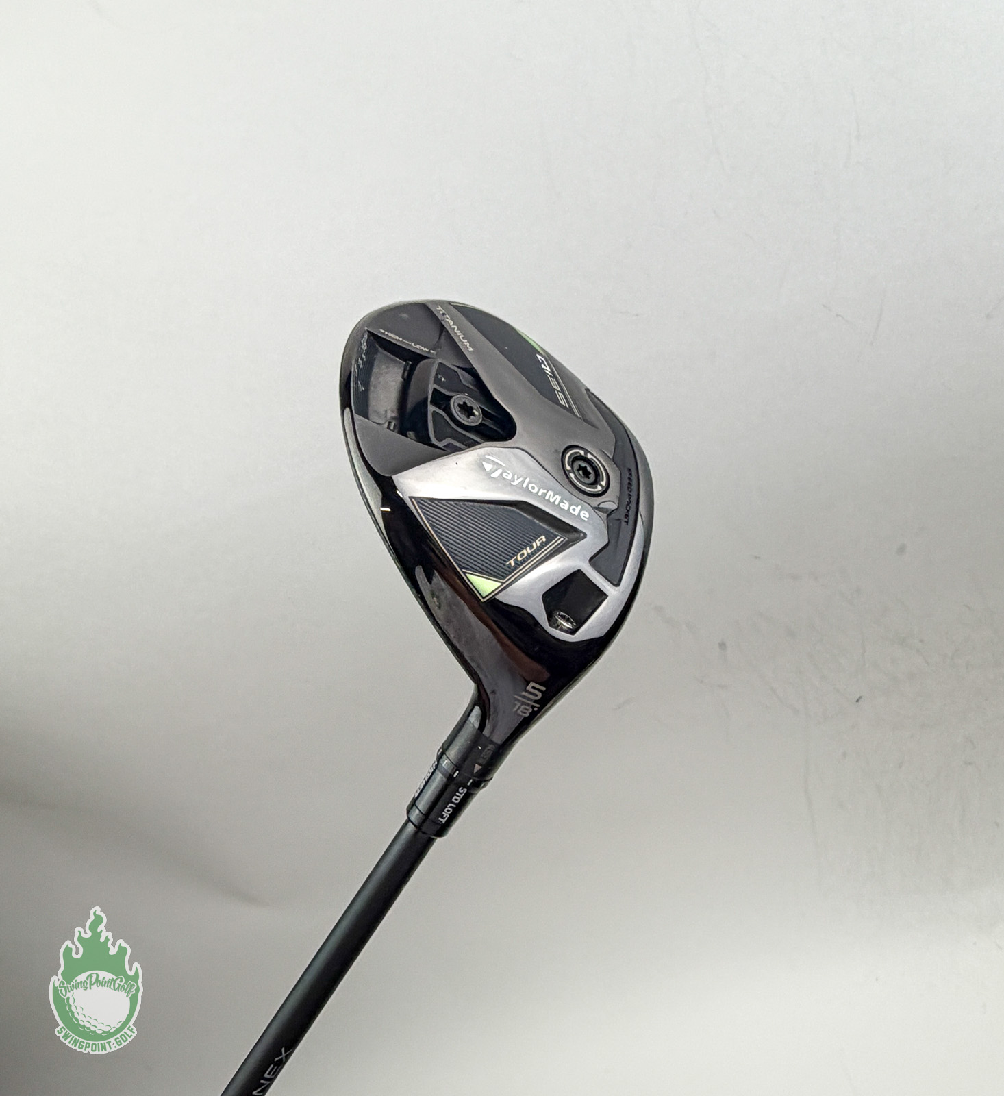 Right Handed TaylorMade Qi35 Tour 5 Wood 18* Titan 70g Stiff Flex