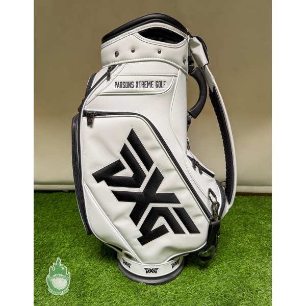 NEW PXG Staff Bag Black/White 6-Way With Rainhood · SwingPoint Golf®