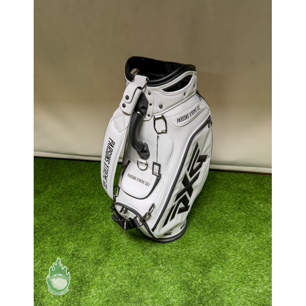 NEW PXG Staff Bag Black/White 6-Way With Rainhood · SwingPoint Golf®