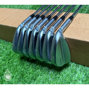 Used RH Ping Black Dot i500 Forged Irons 4-PW Tour 120g X-Stiff Steel Golf Set