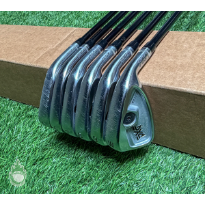 Used RH PXG 0317T/0317 CB 3X Forged Irons 5-PW MMT 105g Stiff Graphite Golf Set