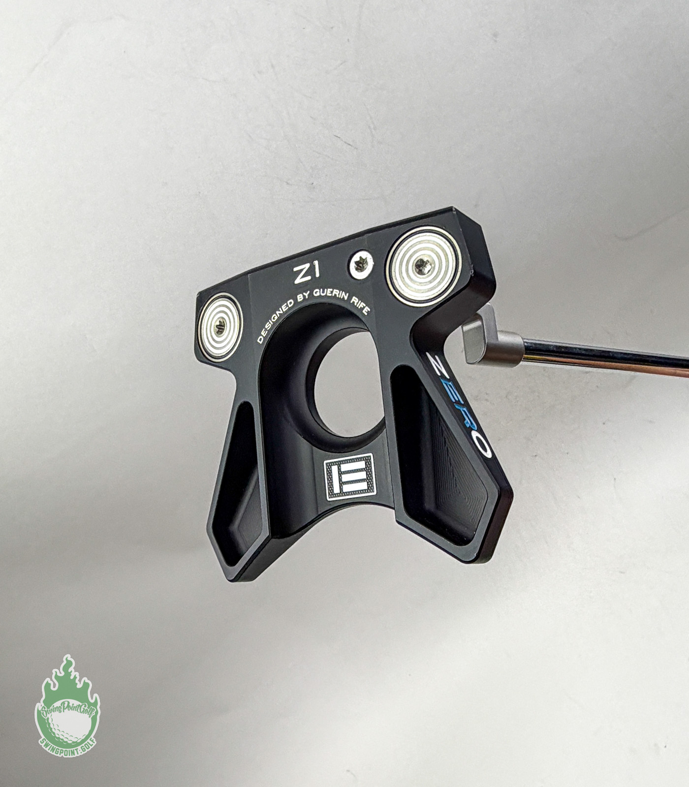 Used Right Handed EVNROLL Z1 Black Zero 33" Milled Putter Steel Golf Club