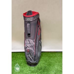 Used Callaway CHEV 14 Way Golf Cart Carry Bag Grey/Red Las Vegas CC