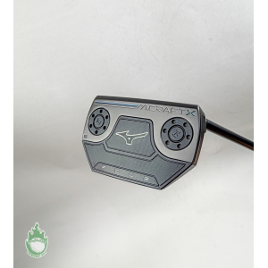 Used RH Mizuno M Craft X Four S Black Ion Forged 35" Putter Steel Golf Club