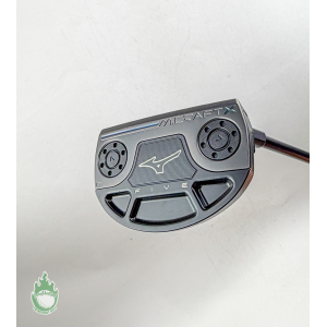 Used RH Mizuno M Craft P Five Black Ion Forged 34" Putter Steel Golf Club