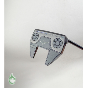 Used RH Mizuno M Craft X Six S Black Ion Forged 34" Putter Steel Golf Club