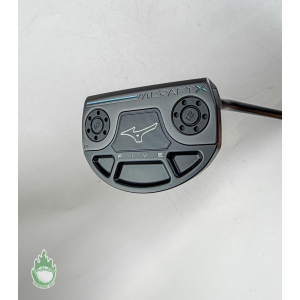 Used RH Mizuno M Craft X Five B Black Ion Forged 34" Putter Steel Golf Club