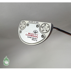 Used RH Titleist Scotty Cameron Super Select GOLO 6 35" Putter Steel Golf Club