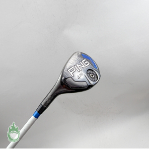 Used Left Handed Ping G30 4 Hybrid 22* Ping TFC Stiff Flex Graphite Golf Club