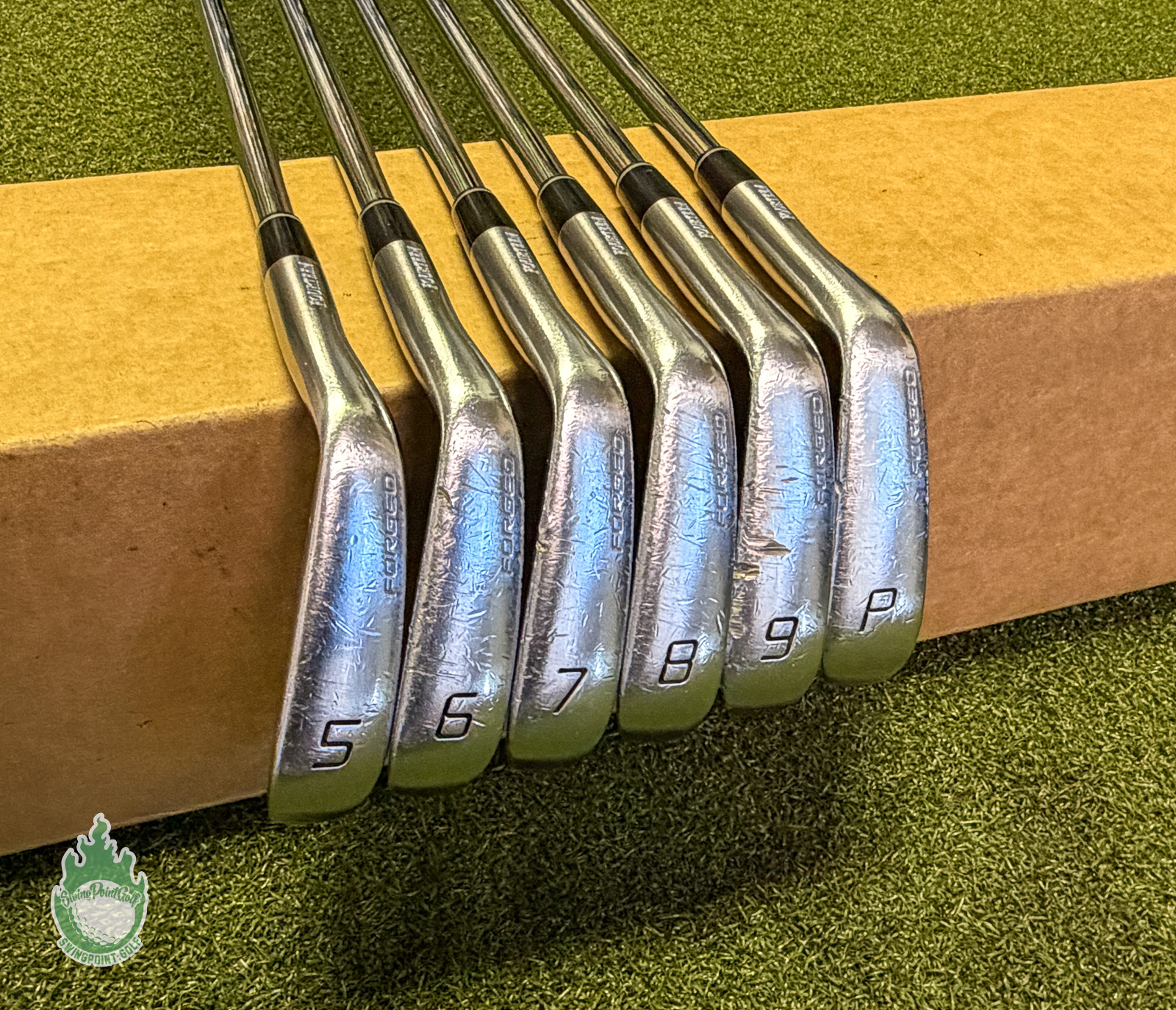 Used RH Fourteen TB-5 Forged Irons 4-PW FS90i Stiff Flex Steel